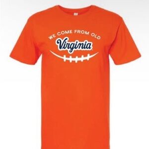 University of Virginia Vintage Orange Unisex Tee Shirt Small